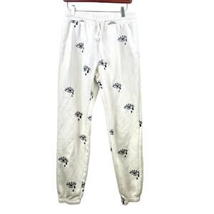 Forever 21 Womens Pants Sz M Celestial Embroidered Tarot Astrology Sweat Boho